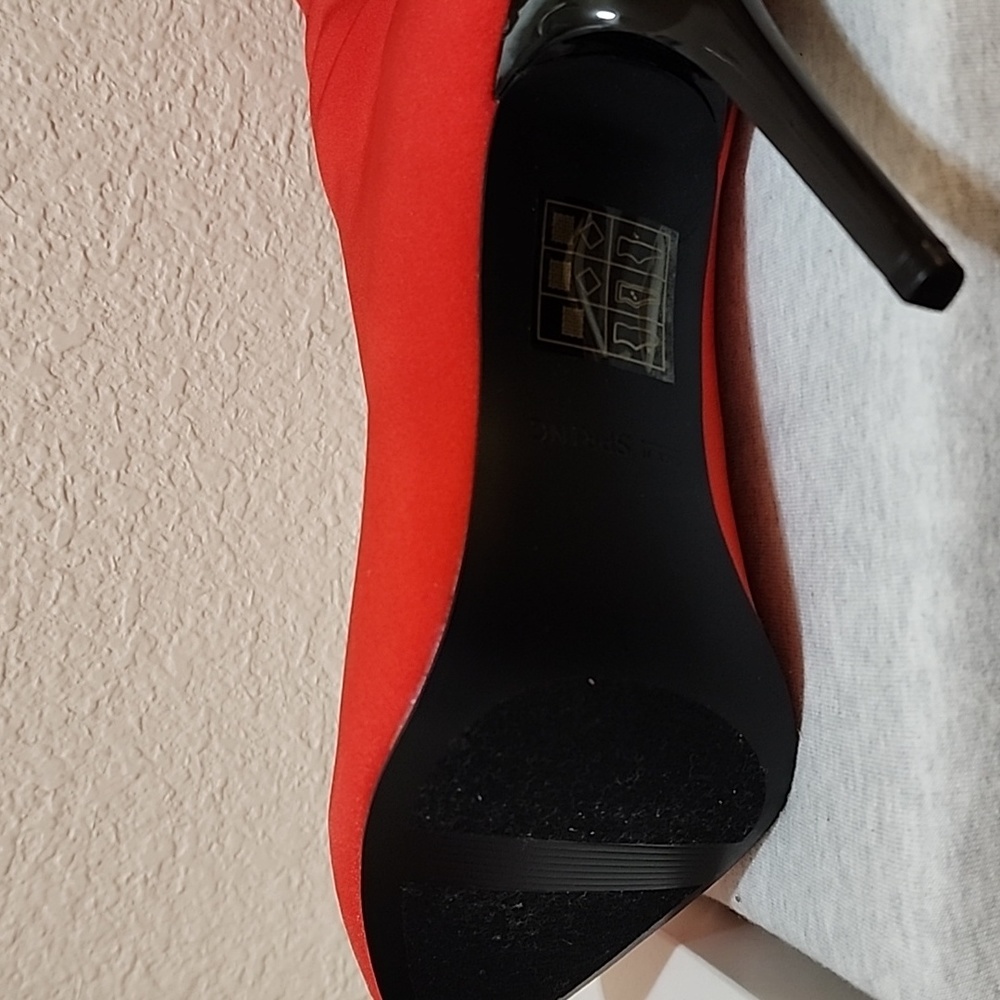 Call It Spring Red Boot Sz 9 Nwot - image 8